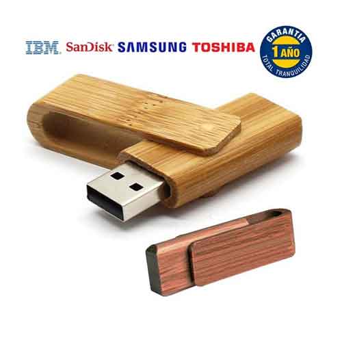 memoria usb madera ap1017