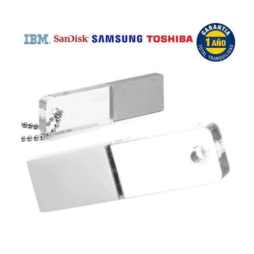 usb cristal con luz led ap1068