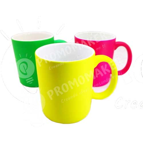 taza fluorecente 11 oz