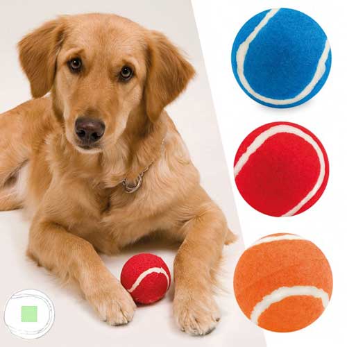 pelota para perros con logo